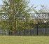 AFC Grand Island - Custom Iron Gate Fencing, 1217 Picket with diamond accent