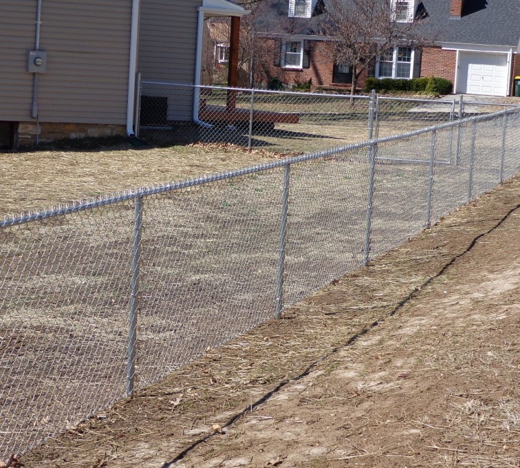 AFC Grand Island - Chain Link Fencing, 4' Galvanized Chain Link - AFC-KC